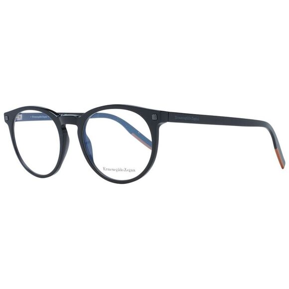 Ermenegildo Zegna Black Plastic Glasses Men´s (Frames)